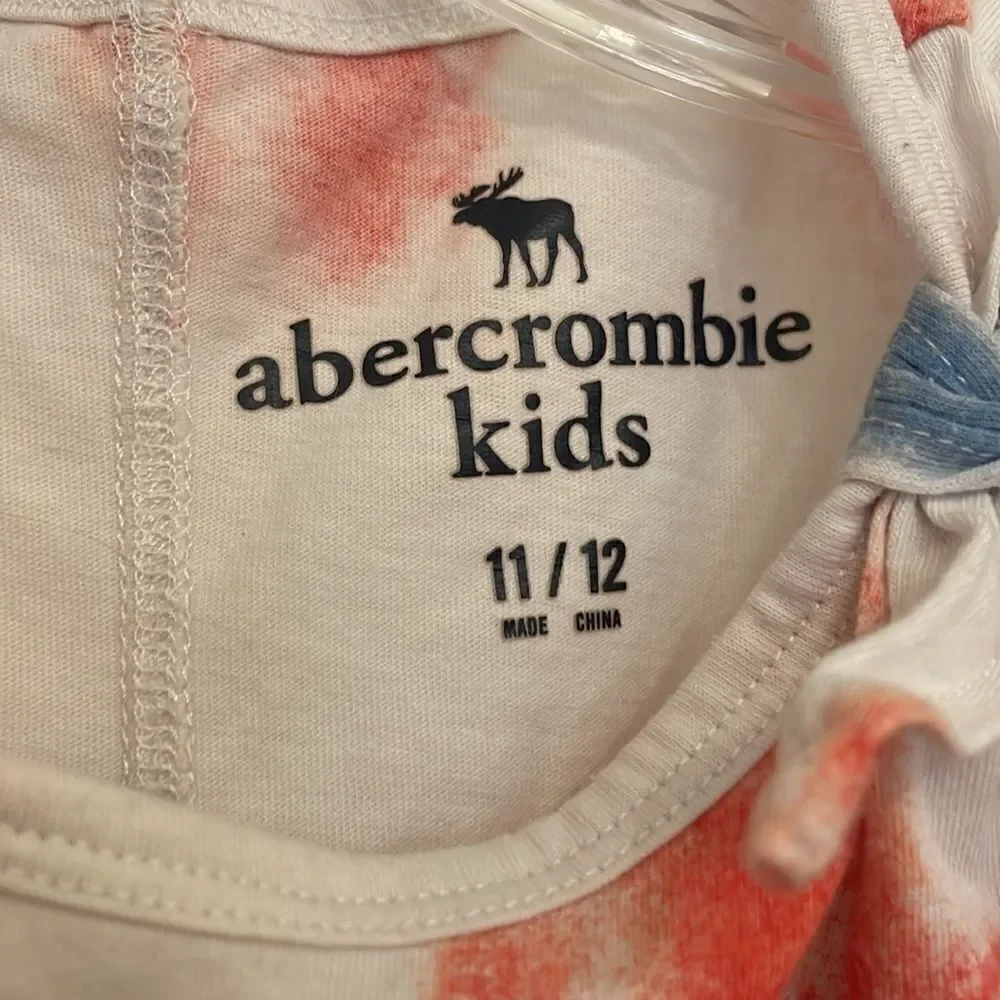 ✨Abercrombie Kids x Disney Mickey Mouse American Tie Dye Tank Top